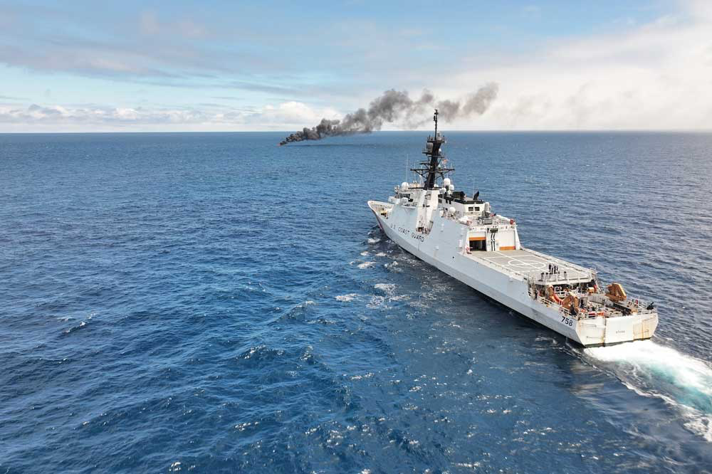 Einsatzschiff der „Cutter“-Klasse der US-Küstenwache im Ostpazifik