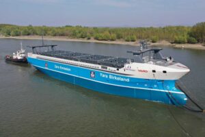 „Yara Birkeland”, das weltweit erste autonome und emissionsfreie Containerschiff