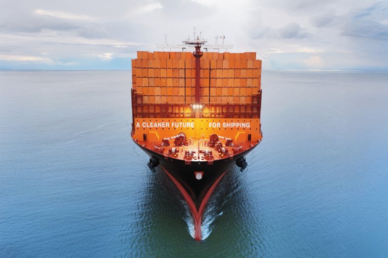 Hapag-Lloyd-Schiff auf See