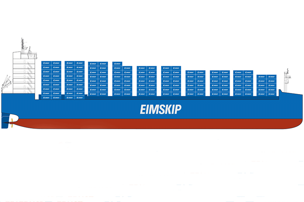 Elbfeeder, Ernst Russ, Eimskip