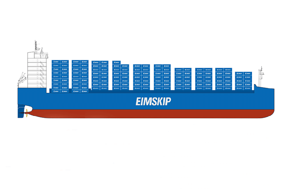 Elbfeeder, Ernst Russ, Eimskip