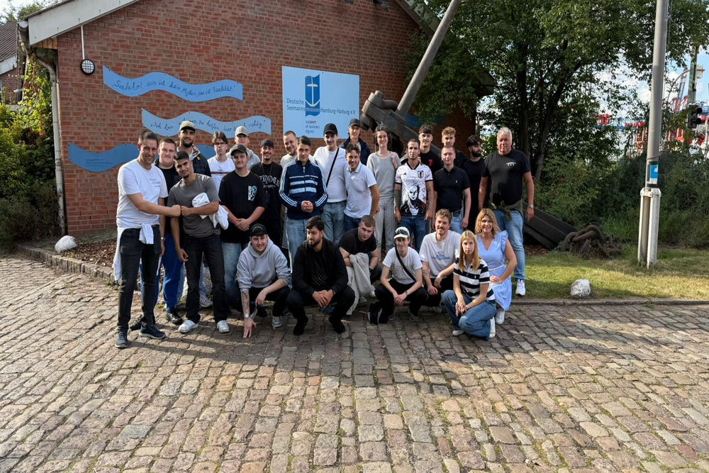 Leute auf einem Gruppenbild
