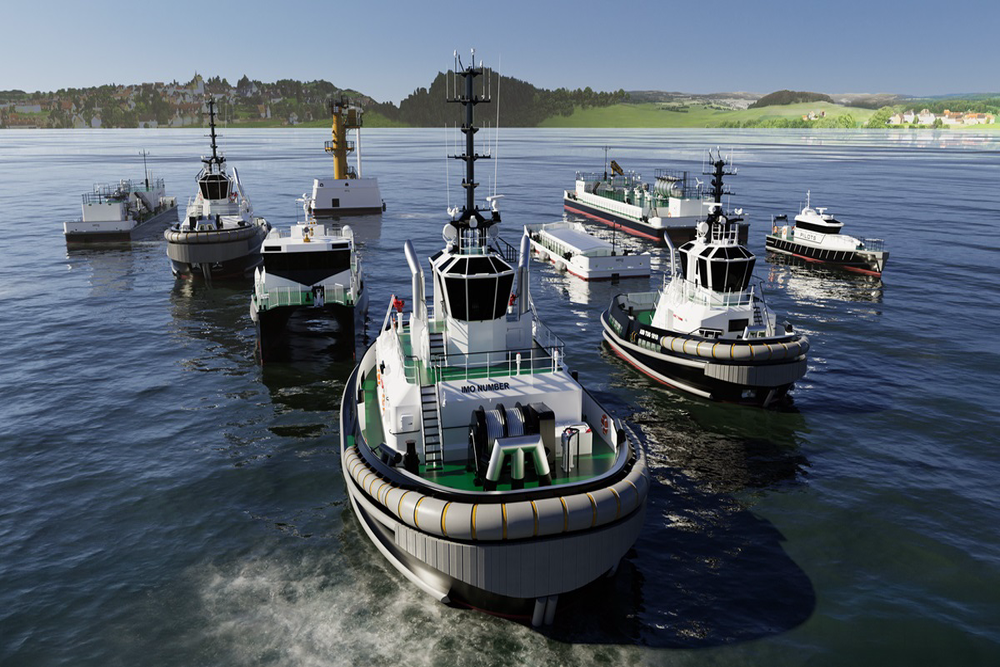 Damen Schiffe Rendering