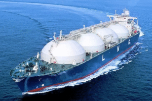 Ein LNG-Tanker