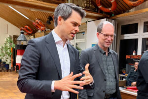 Christoph Ploß (li.) mit Matthias Ristau