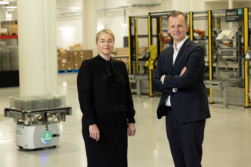 CFO Mette Hanestad and CEO Fredrik Witte, Corvus