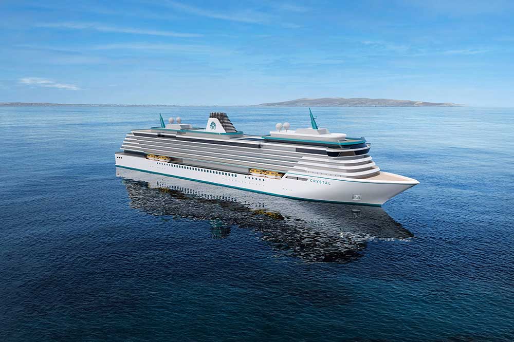 Crystal, Kreuzfahrt, Luxuskreuzfahrtschiff, Fincantieri, Rendering