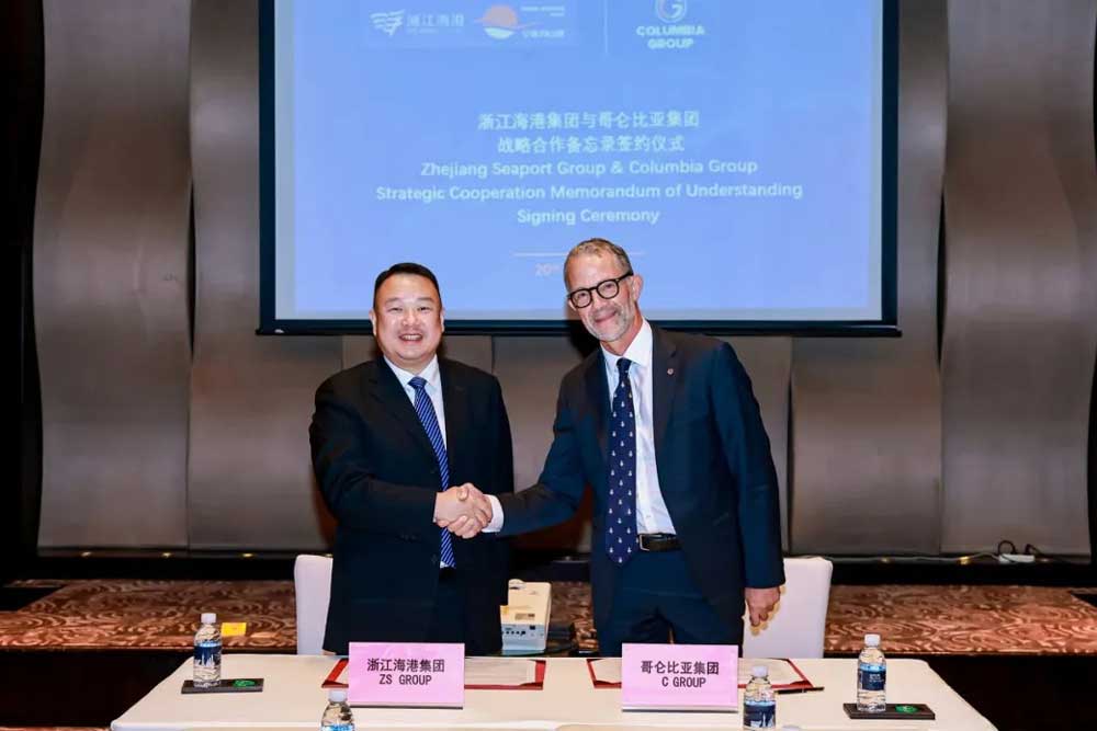 Zhu Miao (l.) und Mark O’Neil