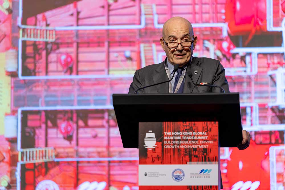 Emanuele Grimaldi, Präsident und Geschäftsführer der Grimaldi Group und Vorsitzender des International Chamber of Shipping