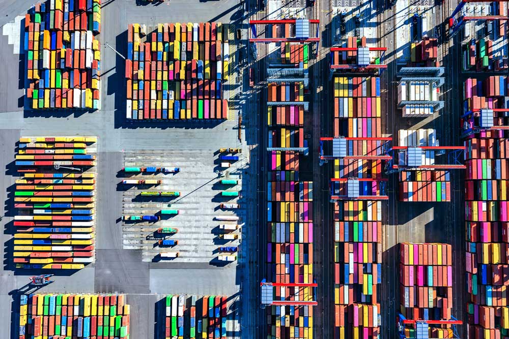 Containerumschlag am HHLA Container Terminal Burchardkai