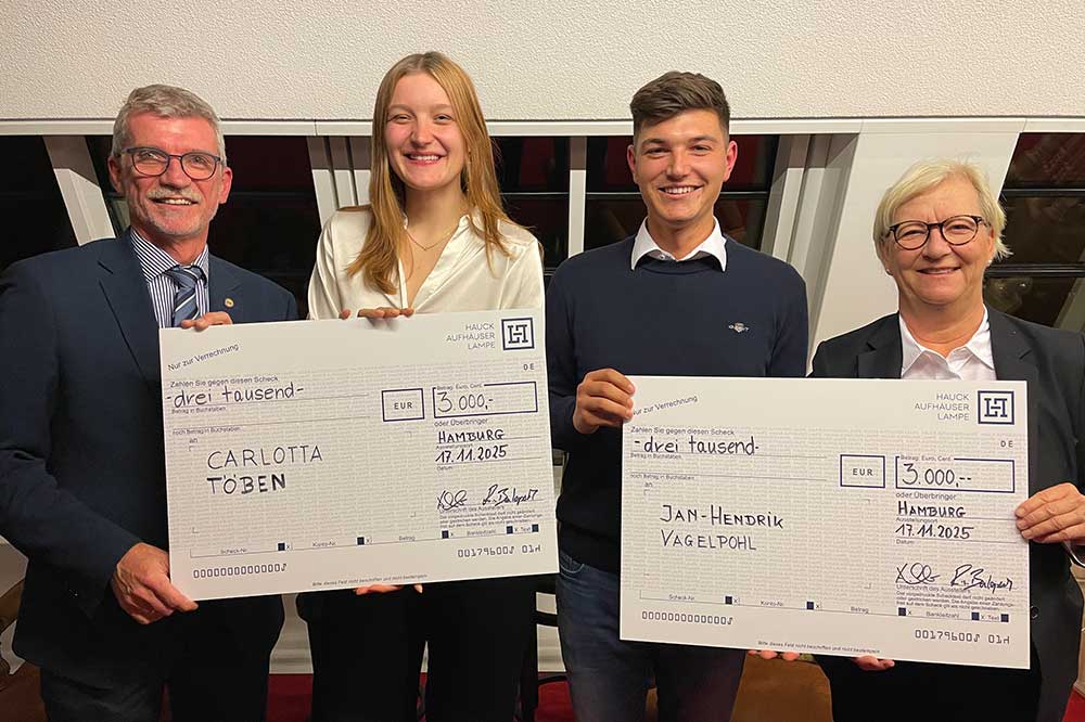 Stiftung Seemannsschule, Ausbildung, Schiffsmechaniker, Auszeichnung