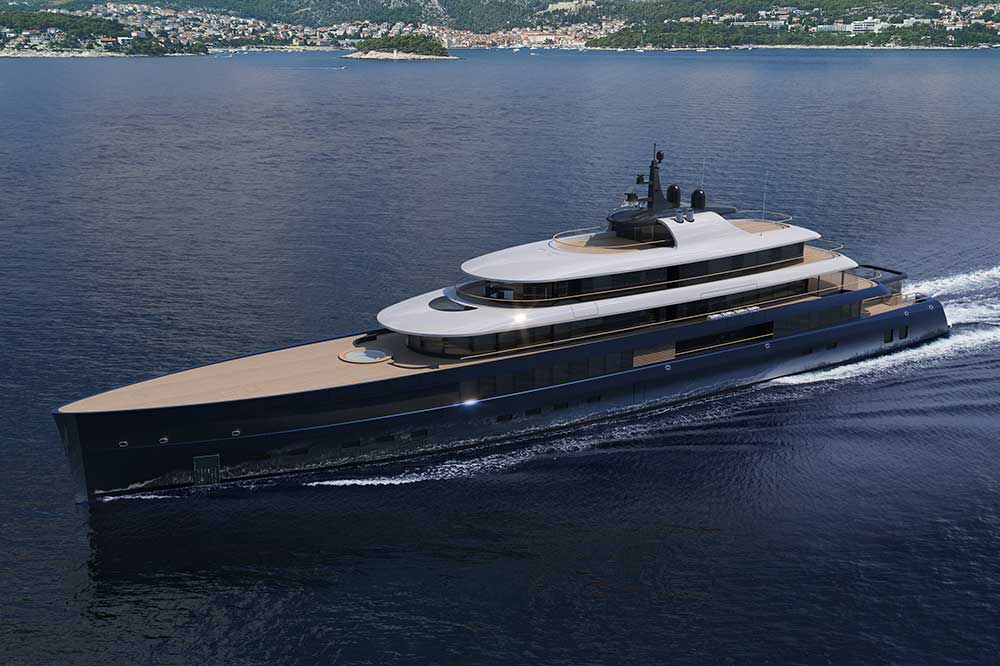 93-Meter-Superyacht-Konzept „KOA“, German Naval Yards, Swisship Yacht Projects, Pascoli