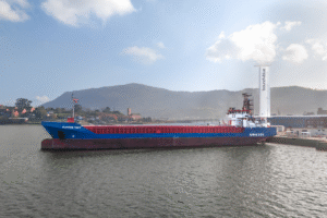 Ein Schiff mit der Technologie von Bound4blue