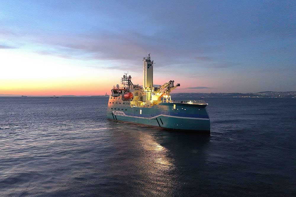 Die Acta Pegasus ist das vierte Walk-to-Work-Schiff (W2W) und ein hochmodernes DP2-Konstruktionsdienstleistungsschiff (CSOV) für Acta Marine.