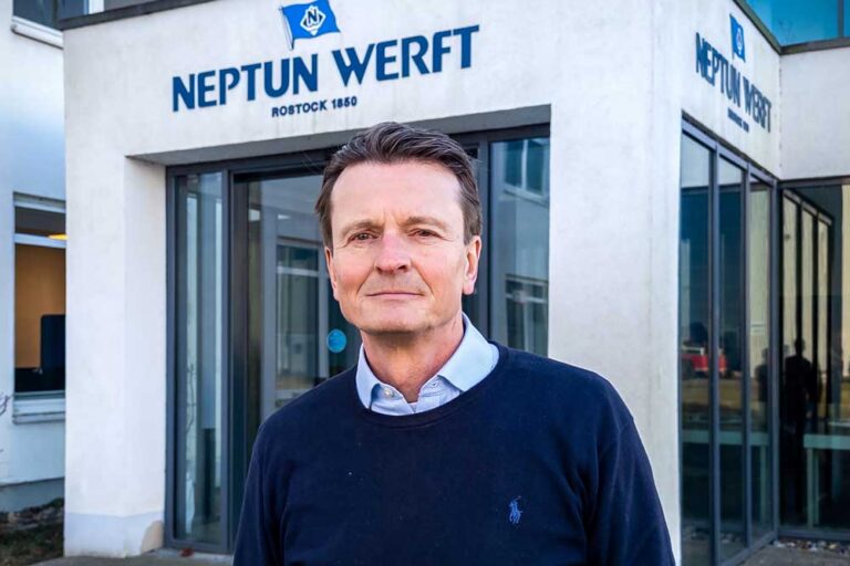 Stefan Happe, CEO der Neptun Werft