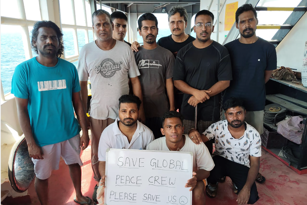 Menschen, die Seeleute sind