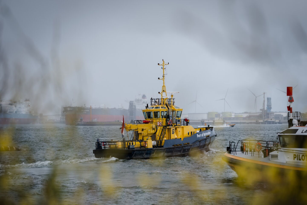 Der Hafen von Rotterdam