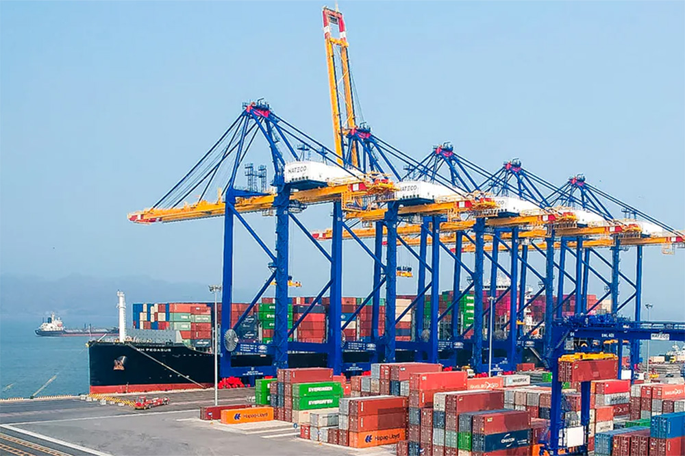 Das Haiphong-Terminal in Vietnam wird auch von der Gemini-Allianz von Maersk und Hapag-Lloyd angelaufen (© APM Terminals)