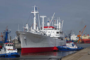 Das Hamburger Traditionsschiff "Cap San Diego" in Bremerhaven (© Eckardt)