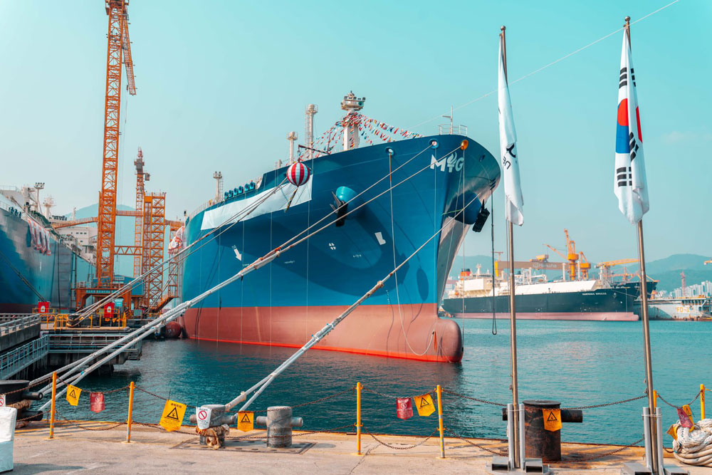 Jedes der Schiffe verfügt über eine Kapazität von 174.000 m³ LNG