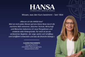 Claudia Paschkewitz - Columbia Shipmanagement