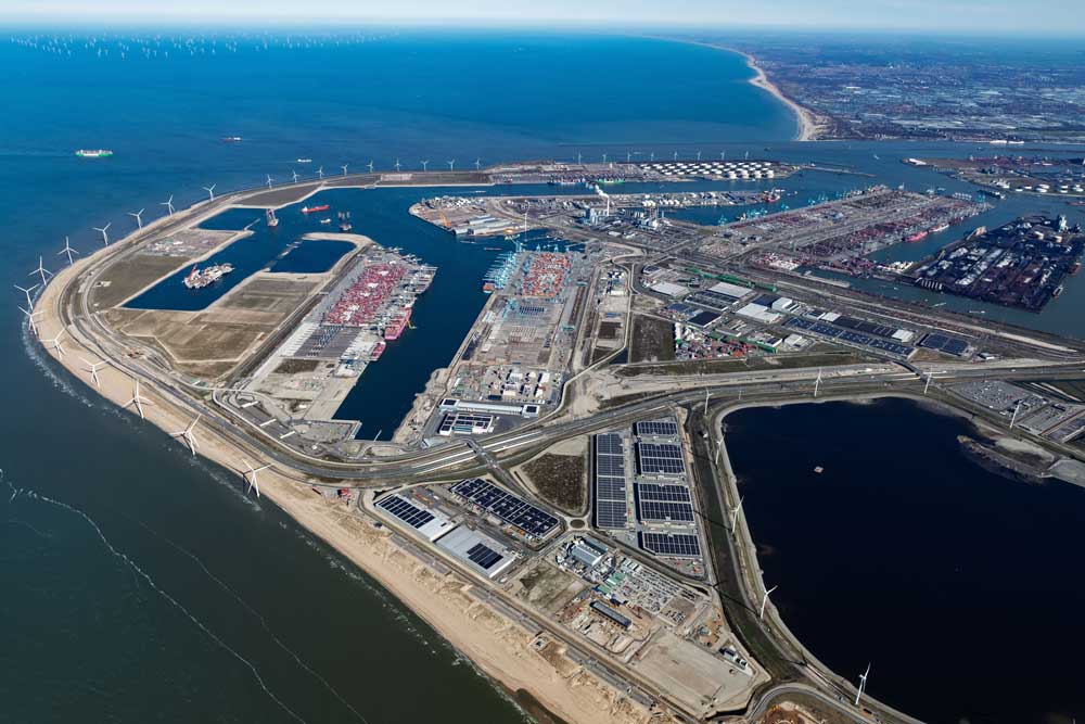 Container-Terminal Maasvlakte in Rotterdam