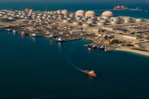 Der Hafen von Ras-Tanura liegt in der Ostprovinz Saudi-Arabiens am Arabischen Golf (© Aramco)