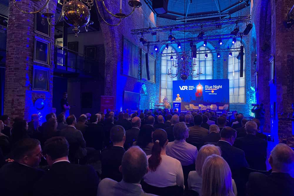 Zahlreiche Vertreter der maritimen Branche nahmen an der Blue Night des VDR teil