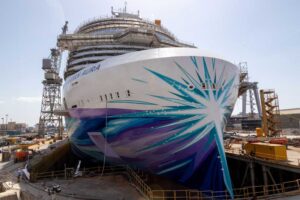 Stapellauf der „Norwegian Aura“ in Monfalcone