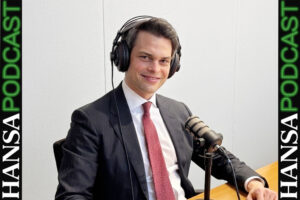 Christop Ploß, Hamburger CDU-Politiker und Maritimer Koordinator der Bundesregierung, zu Gast beim HANSA Podcast (© Wygand/HANSA)