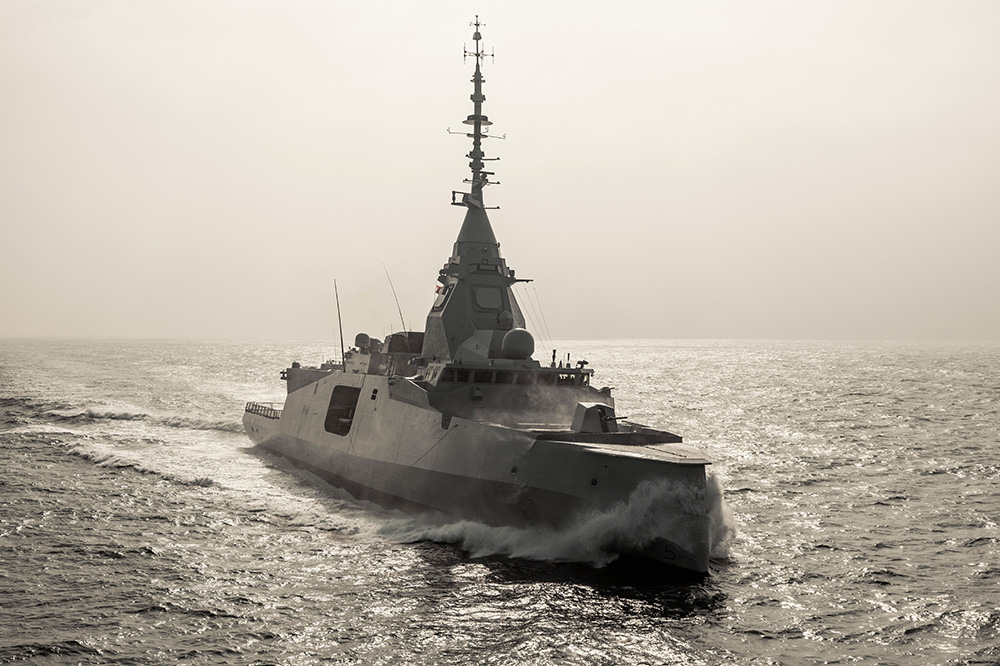 Die "Amira Ronarch" - eine FDI-Fregatte von der Naval Group (© Naval Group)