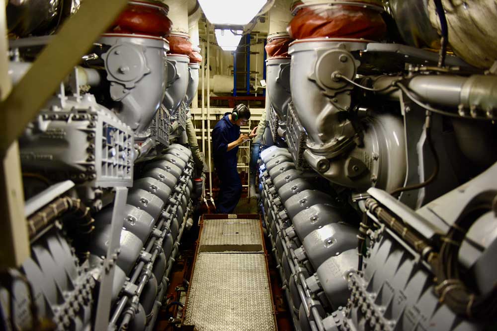 Die zehn Schiffe sind mit mtu-Motoren der Baureihe 1163 ausgestattet (© Rolls-Royce Power Systems)