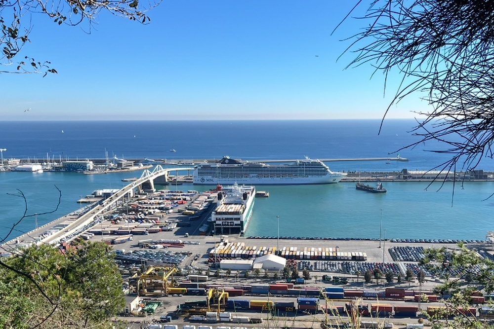 Der Hafen von Barcelona