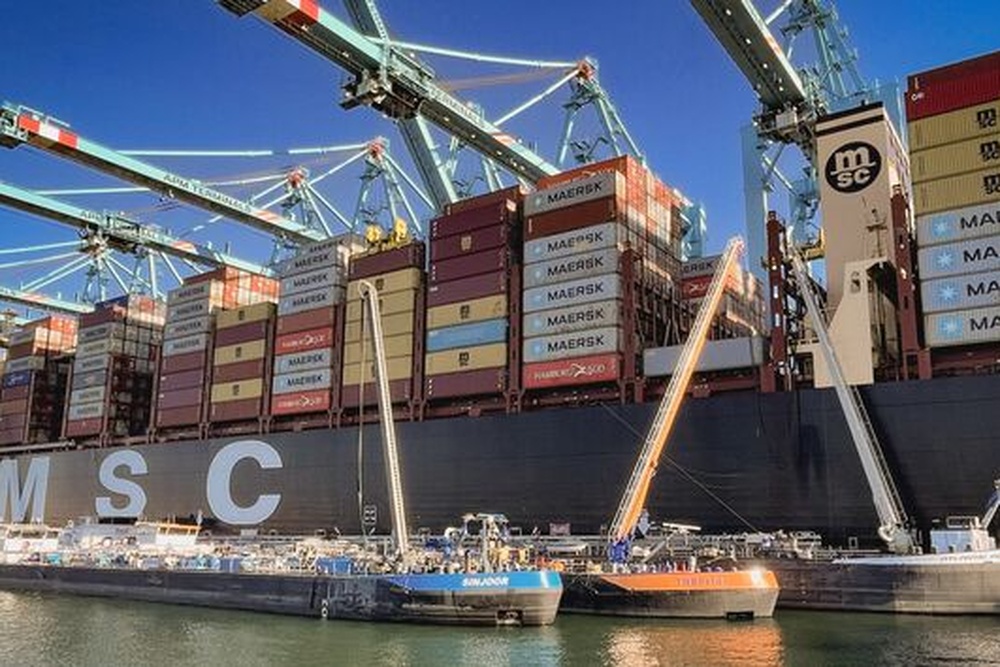 MSC Bunker Rotterdam Schiff