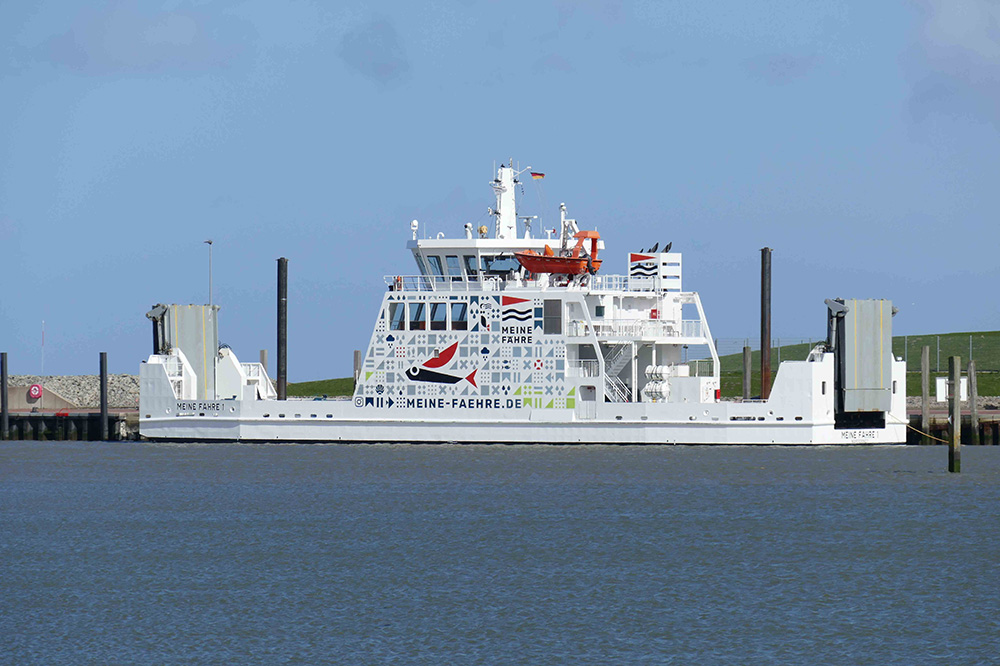 "Meine Fähre 1" verkehrte zwischen Norddeich und Norderney (© Christian Eckardt)