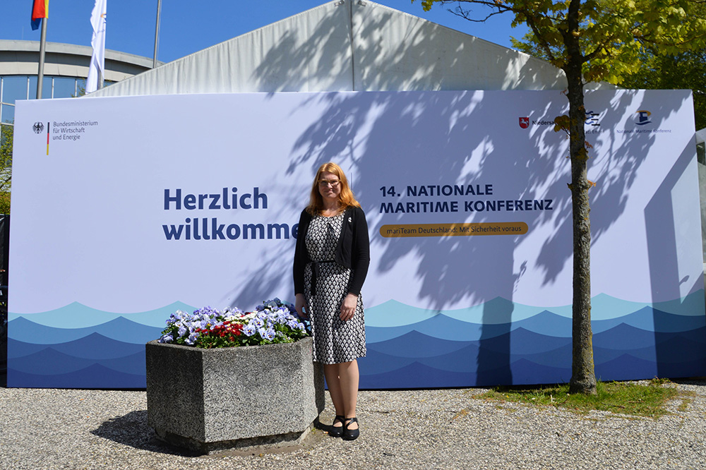 Sabine Zeller wirbt für mehr Frauen in der Schifffahrt. Mit Blick auf den Anteil der Frauen in der Branche sei man aber „in Deutschland schon besser aufgestellt als im Rest der Welt“, urteilt sie.