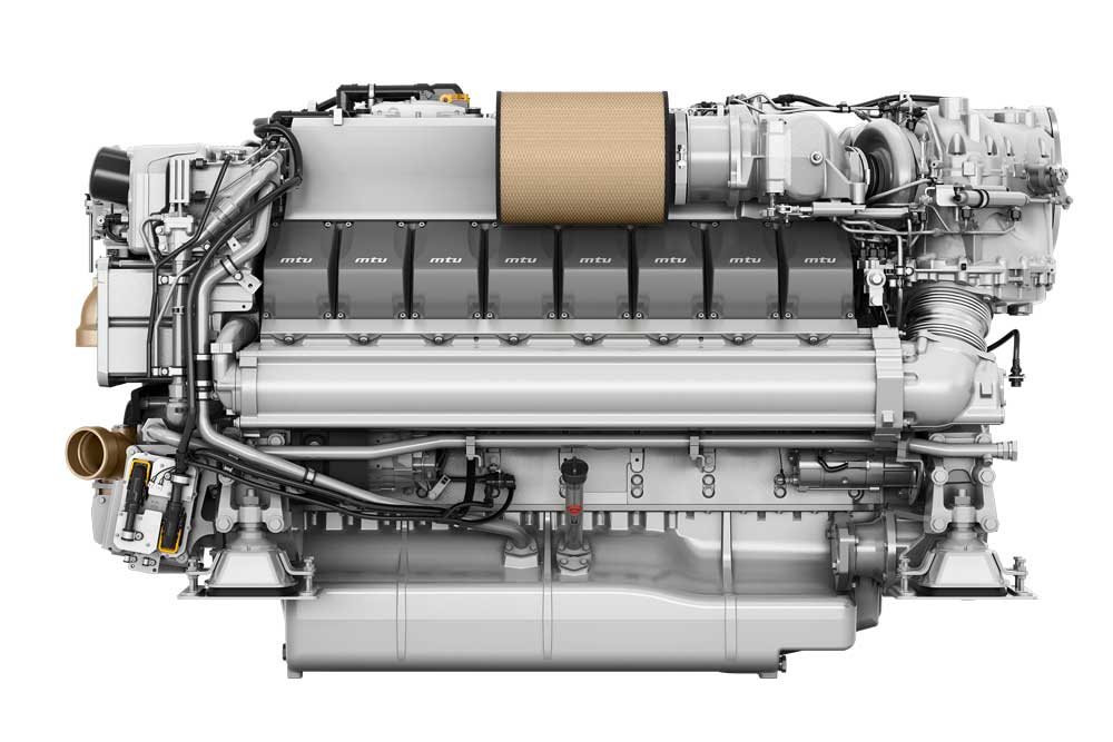 Mtu‑Motor vom Typs 16V 2000 M96 (© Rolls-Royce)