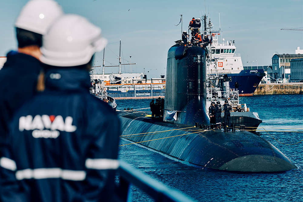 SSN De Grasse, das vierte Atom-Jagd-U-Boot der Barracuda-Klasse der Naval Group