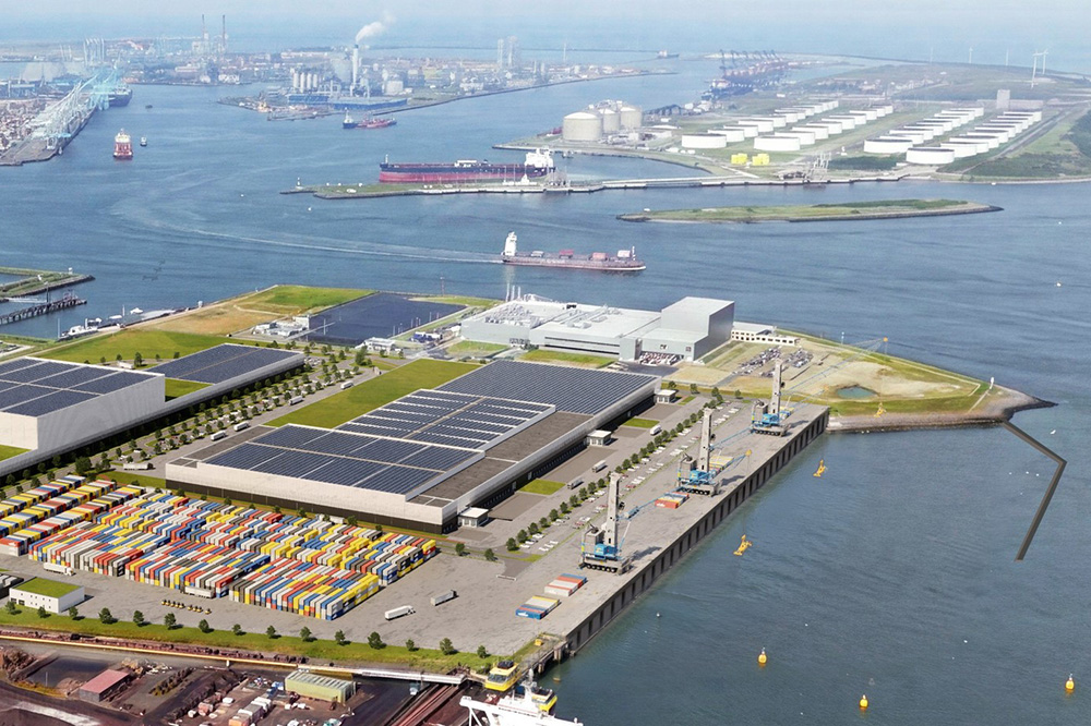 Im Europort entwickeln die Port of Rotterdam Authority, die Necron Group und die PTP Group gemeinsam eine 38 Hektar große Logistikinfrastruktur für die Lagerung und den Umschlag von gekühlten und gefrorenen Lebensmitteln