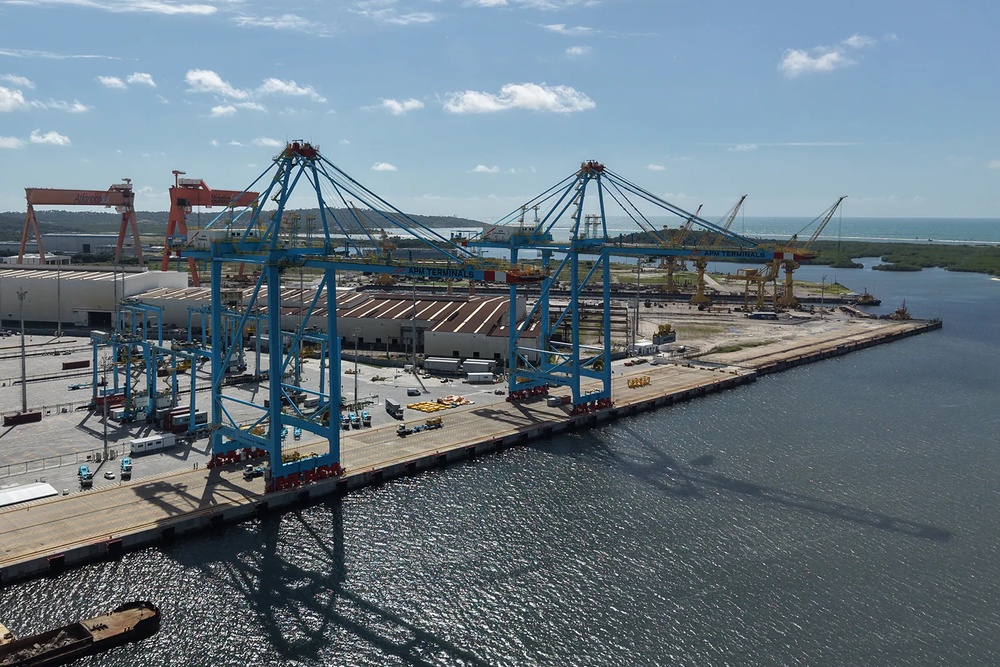 Der neue Terminal im brasilianischen Suape (© APM Terminals)