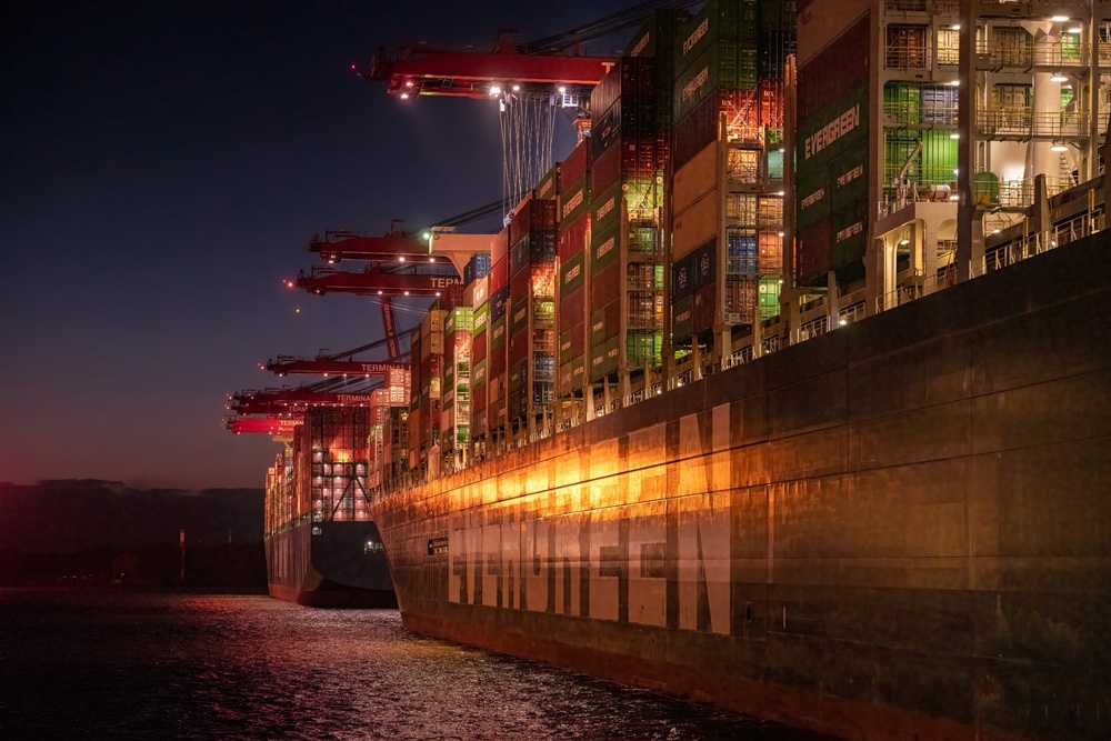 Ein Hafen in Thailand