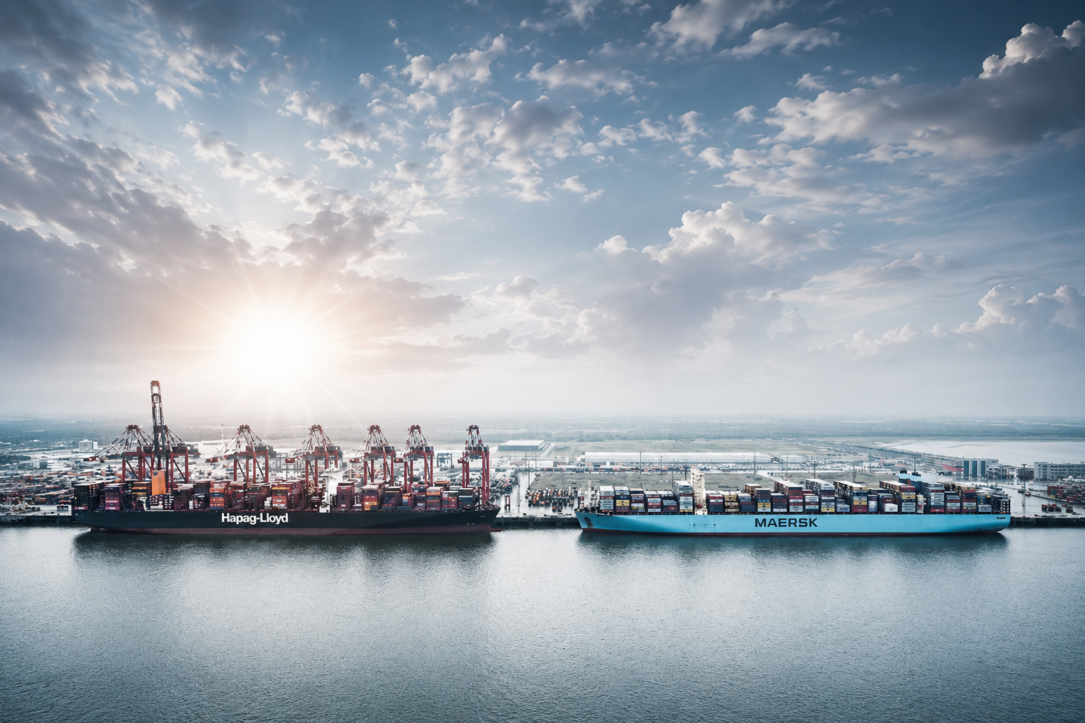Die Allianz-Partner Maersk und Hapag-Lloyd wollen wieder durchs Rote Meer fahren © Hapag-Lloyd)