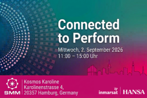 SMM 2026 Event HANSA Lounge Inmarsat Konferenz Maritimation Digitalisierung Hamburg Kosmos Karoline