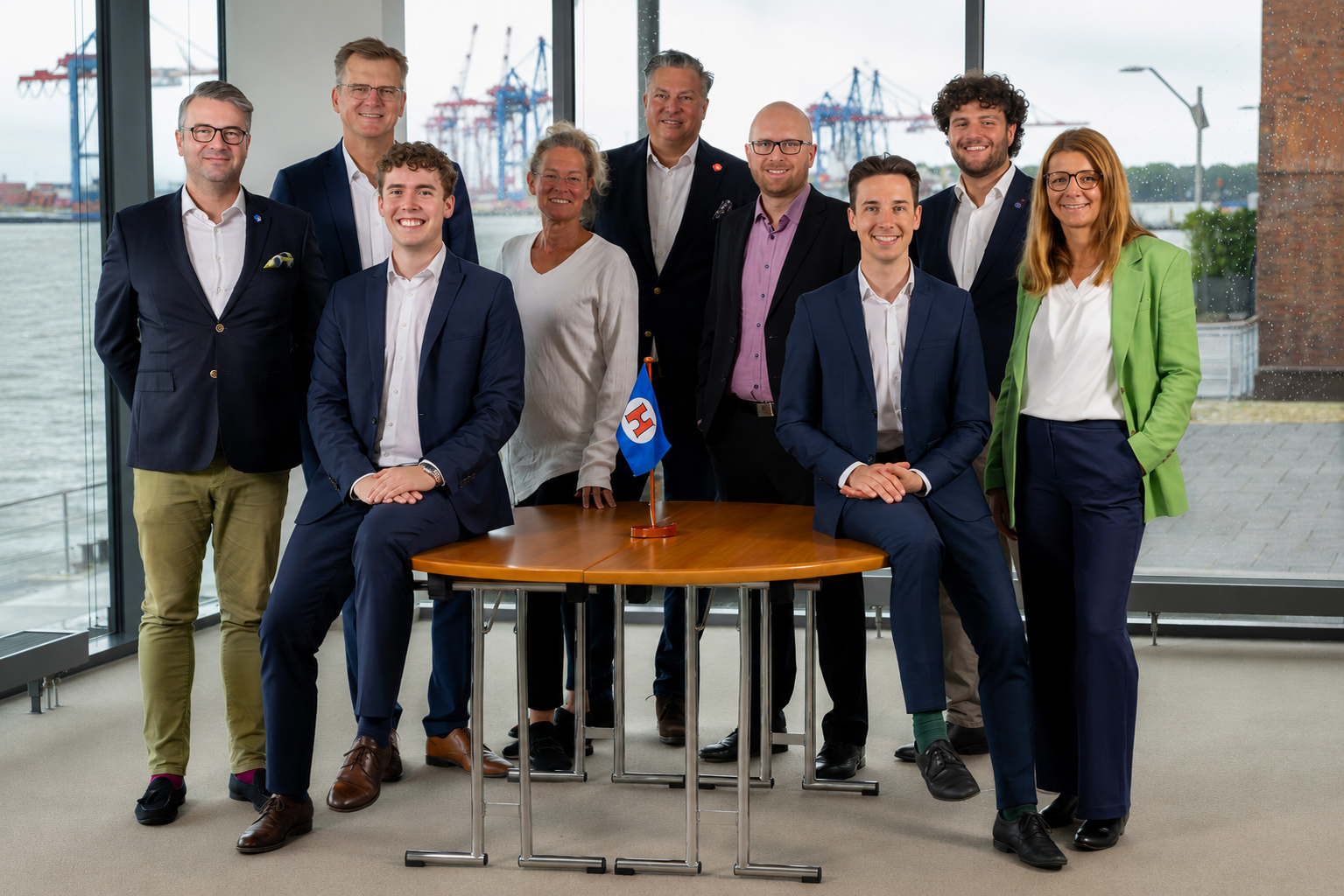Das Team hinter Hanse Bereederung (© Hanse Bereederung)