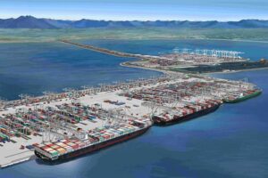 Rendering des erweiterten Roberts Bank Terminal 2