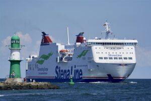 Die Stena-Fähre "Mecklenburg-Vorpommern" fährt direkt zwischen Rostock (Deutschland) und Trelleborg (Schweden) (© Stena Line)