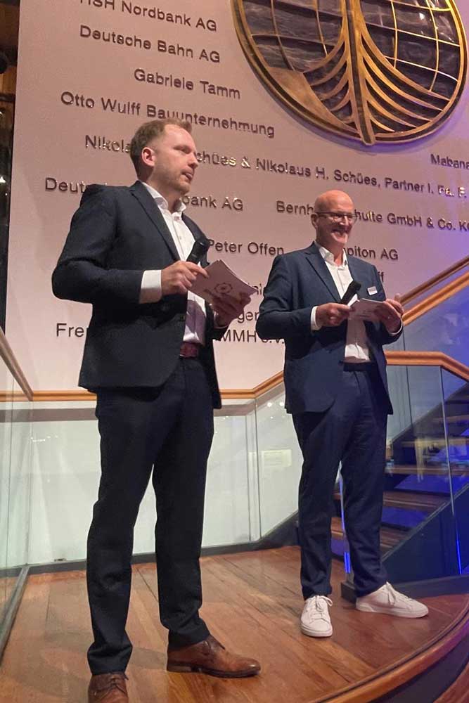 Christoph Lücke (l.) und Claus Ulrich Selbach