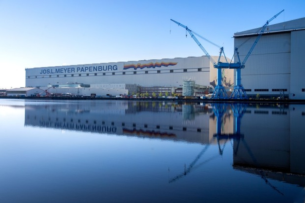 Die Werfthalle der Meyer Werft in Papenburg(© Meyer Werft)