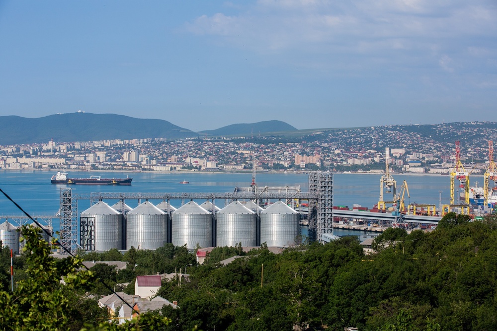 Getreideterminal im russischen Schwarzmeerhafen Noworossijsk (© Pixabay)