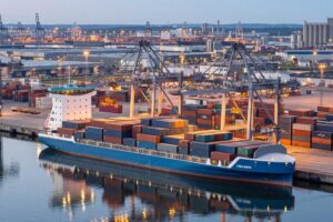 Containerschiff CFe 1100 von Damen Shipyards